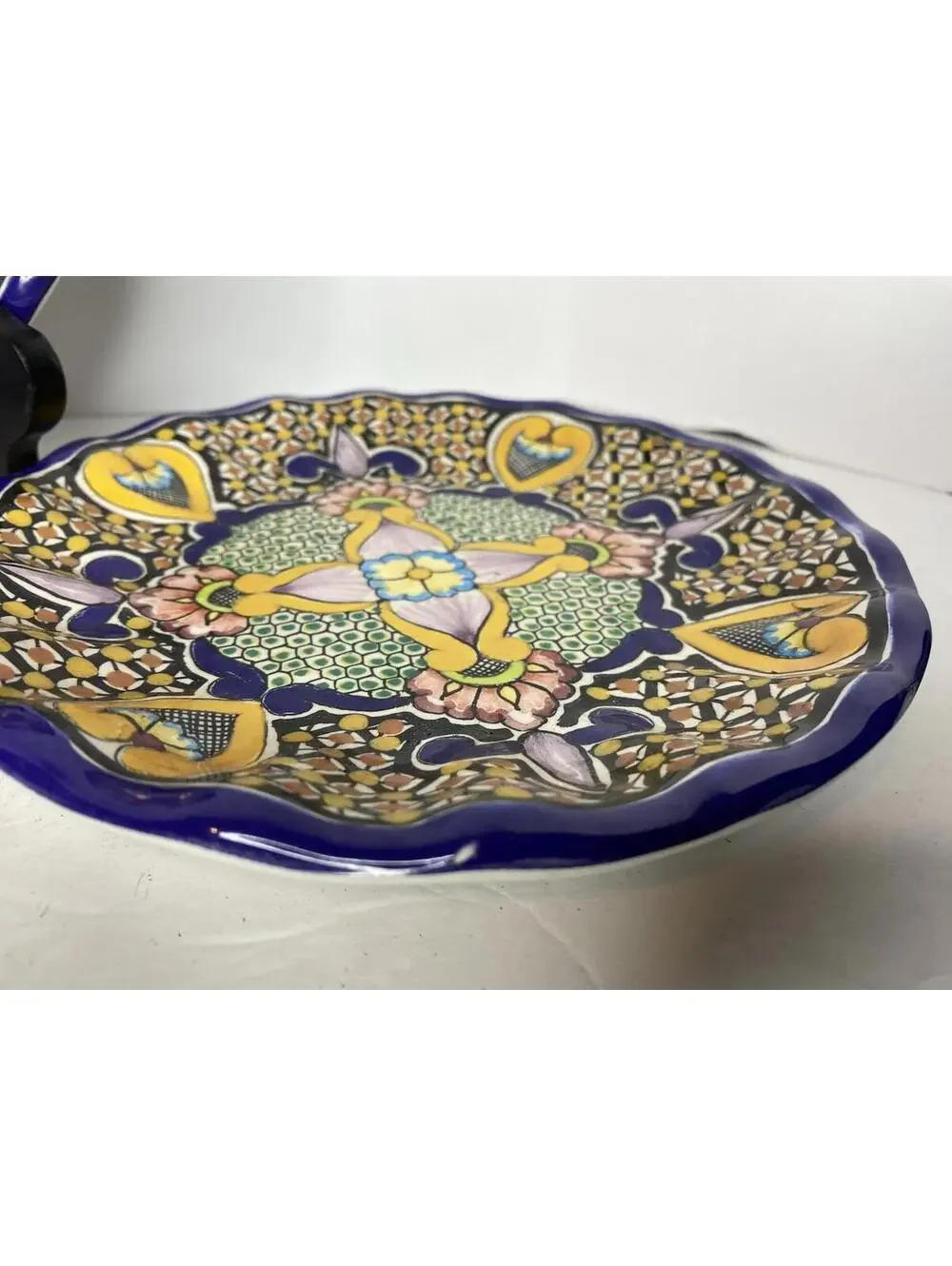 Pottery Barn Del Sol Melamine Salad Plates Mixed Pattern Set of 4 Multicolor
